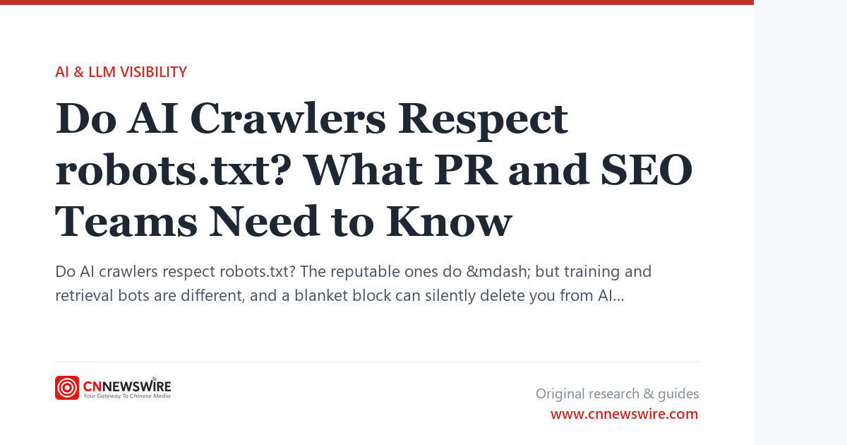 Do AI Crawlers Respect Robots.txt